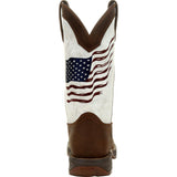 Lady Rebel™ by Durango® Women's Distressed Flag Embroidery Western Boot - Flyclothing LLC