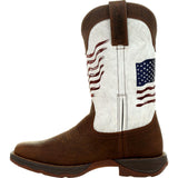 Lady Rebel™ by Durango® Women's Distressed Flag Embroidery Western Boot - Flyclothing LLC