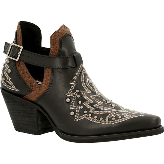 Crush™ by Durango® Women's Black Studded Western Fashion Bootie - Flyclothing LLC