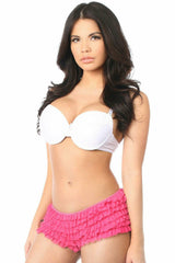 Daisy Corsets Fuchsia Ruffle Panty w/Bow - Daisy Corsets