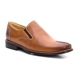 Sandro Moscoloni center seam double gore slipon douglas tan Shoe - Flyclothing LLC