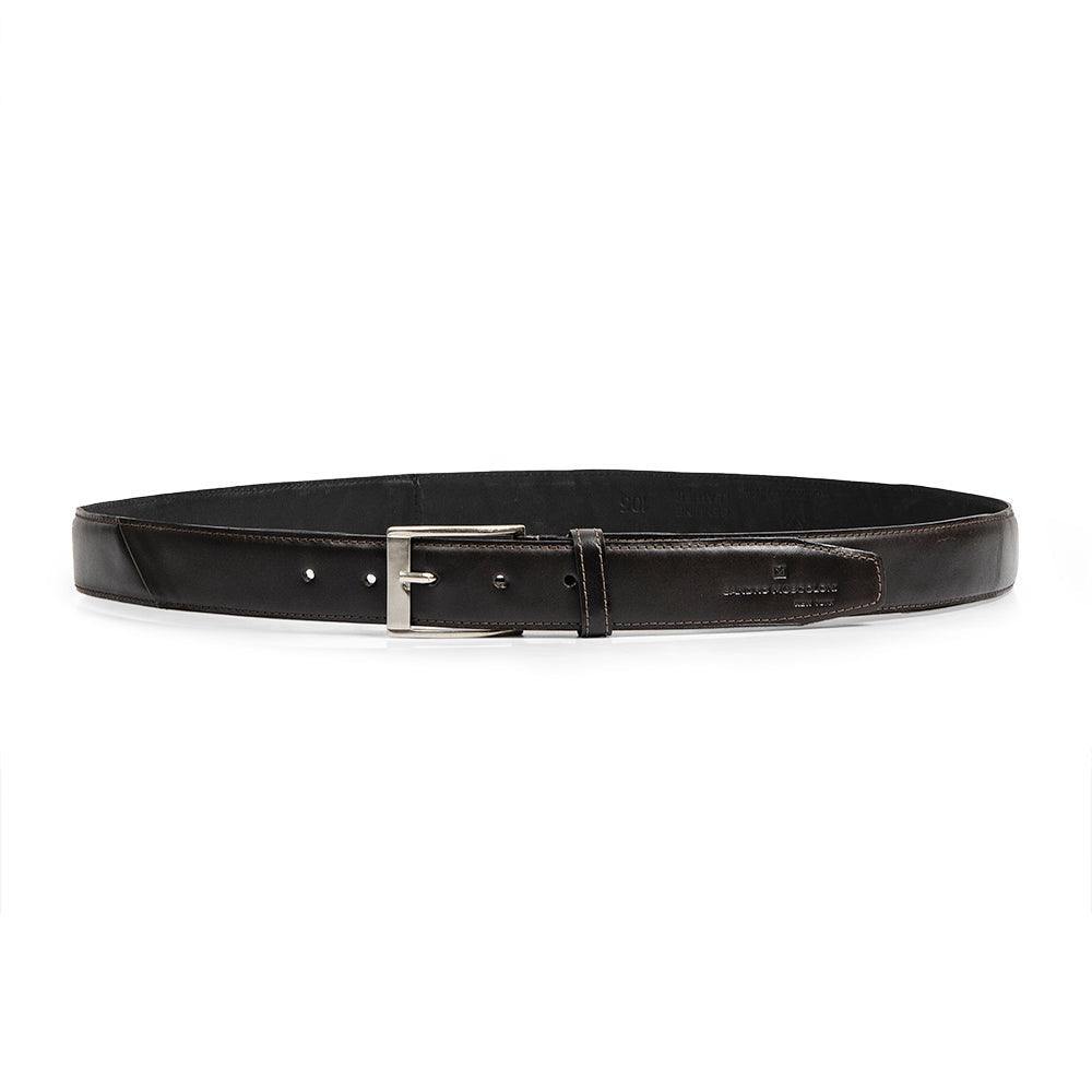 Sandro Moscoloni Dress Belt 080 Brown - Flyclothing LLC