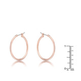 Small Rosegold Hoop Earrings - Flyclothing LLC