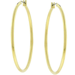 Large Golden Hoop Earrings - Flyclothing LLC