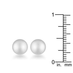 Julie Rhodium Sphere Stud Earrings - Flyclothing LLC