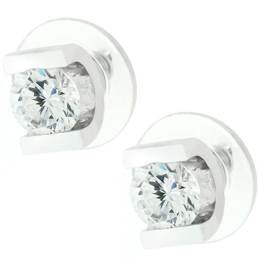 Brilliant Set Cubic Zirconia Earrings - Flyclothing LLC