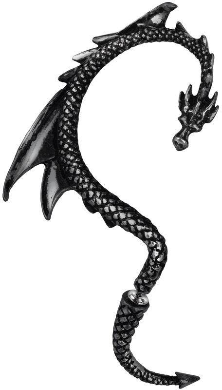 Alchemy Gothic The Black Dragon's Lure Ear Wrap - Alchemy Gothic