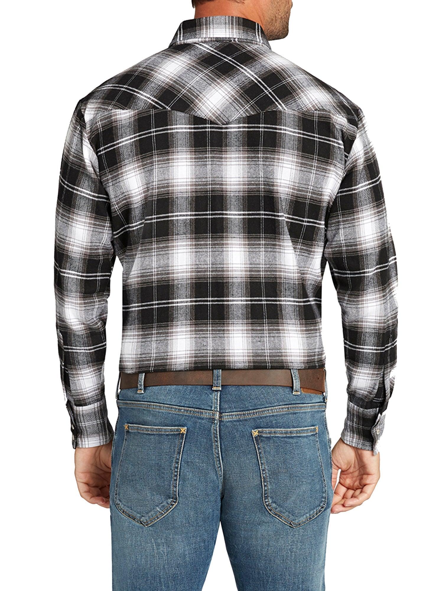Ely Cattleman Long Sleeve Flannel Plaid Shirt – Flyclothing LLC