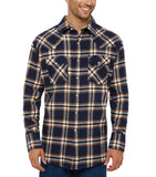 Ely Cattleman Men's Ely Cattleman Long Sleeve Brawny Flannel Western Snap Shirt