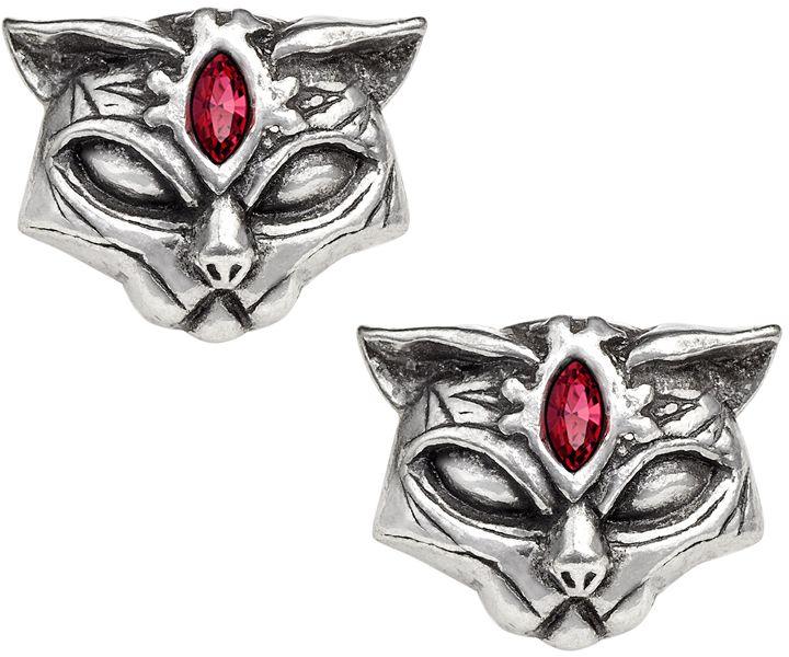 Alchemy Gothic Sacred Cat Earrings - Alchemy Gothic