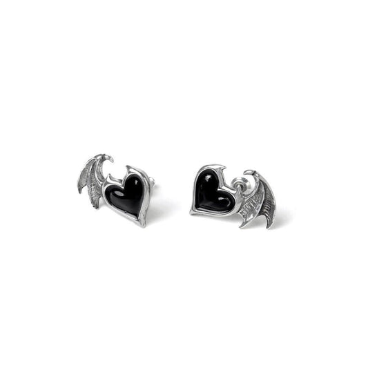 Alchemy Gothic Blacksoul Ear Studs - Alchemy Gothic