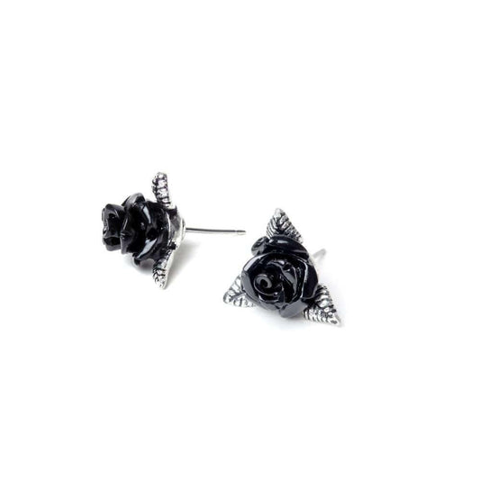 Alchemy Gothic Ring O'Roses Ear Studs - Alchemy Gothic