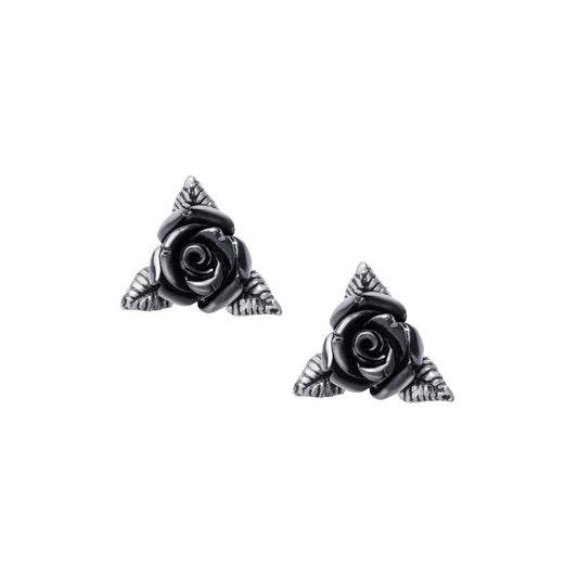 Alchemy Gothic Ring O'Roses Ear Studs - Alchemy Gothic