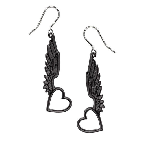 Alchemy Gothic Passio Wings of Love Earrings - Alchemy Gothic