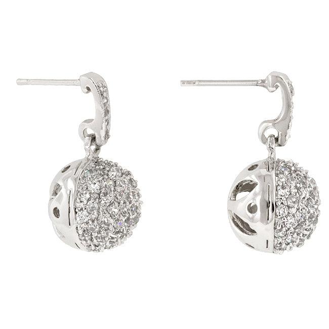 CZ Ball Dangle Earrings - Flyclothing LLC