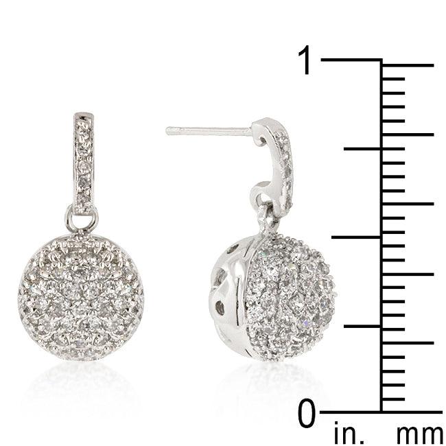 CZ Ball Dangle Earrings - Flyclothing LLC