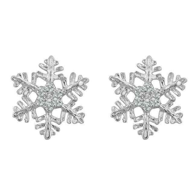 Snowflake Stud Earrings - Flyclothing LLC