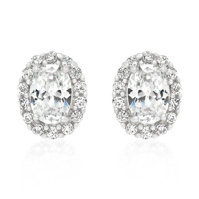 Clear Stone Estate Earrings - Flyclothing LLC