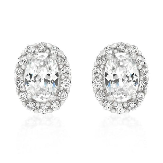 Clear Stone Estate Earrings - Flyclothing LLC