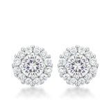 Bella Bridal Earrings in Clear - Flyclothing LLC