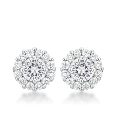 Bella Bridal Earrings in Clear - JGI