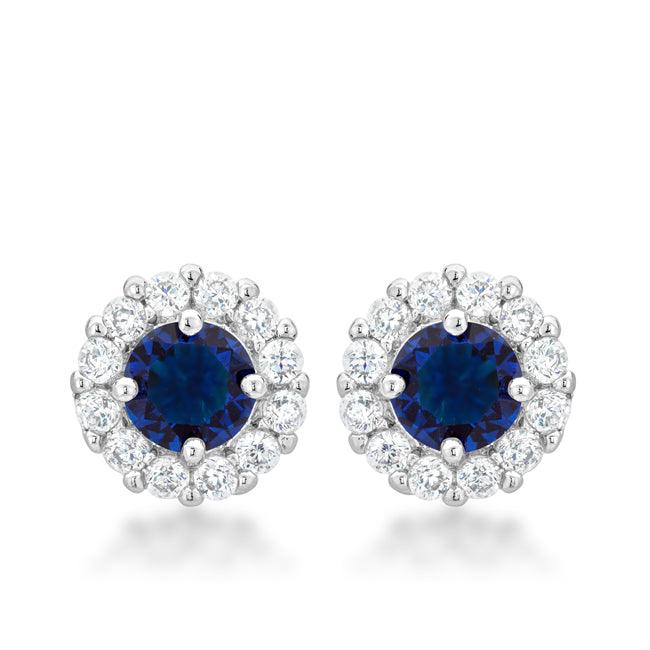 Bella Bridal Earrings in Blue - Flyclothing LLC