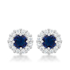 Bella Bridal Earrings in Blue - JGI