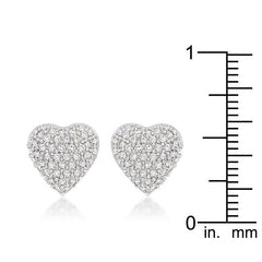 Special Pave Heart Earrings - Flyclothing LLC