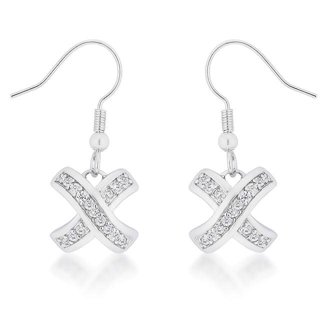 Timeless Pave Drop Earrings - Flyclothing LLC