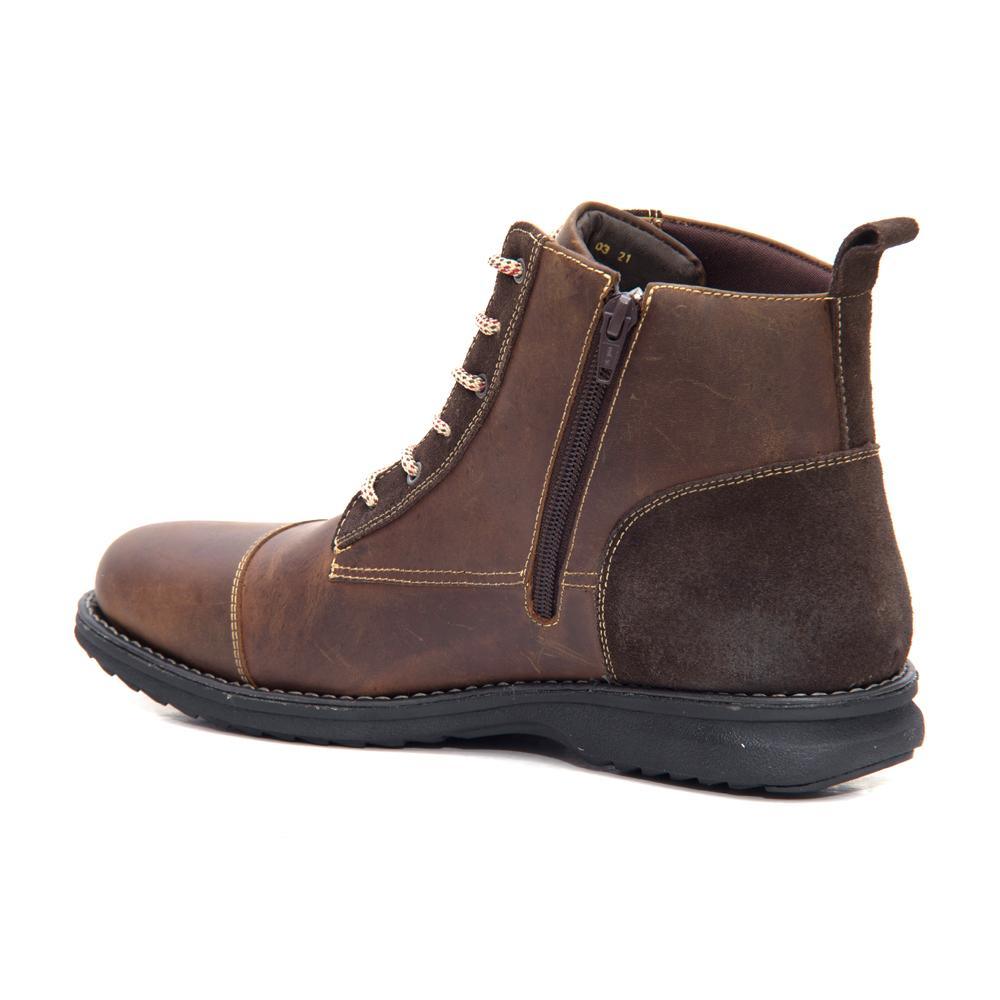 Sandro Moscoloni Eugene 6 eyelet straight tip boot brown - Flyclothing LLC