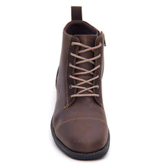 Sandro Moscoloni Eugene 6 eyelet straight tip boot brown - Flyclothing LLC