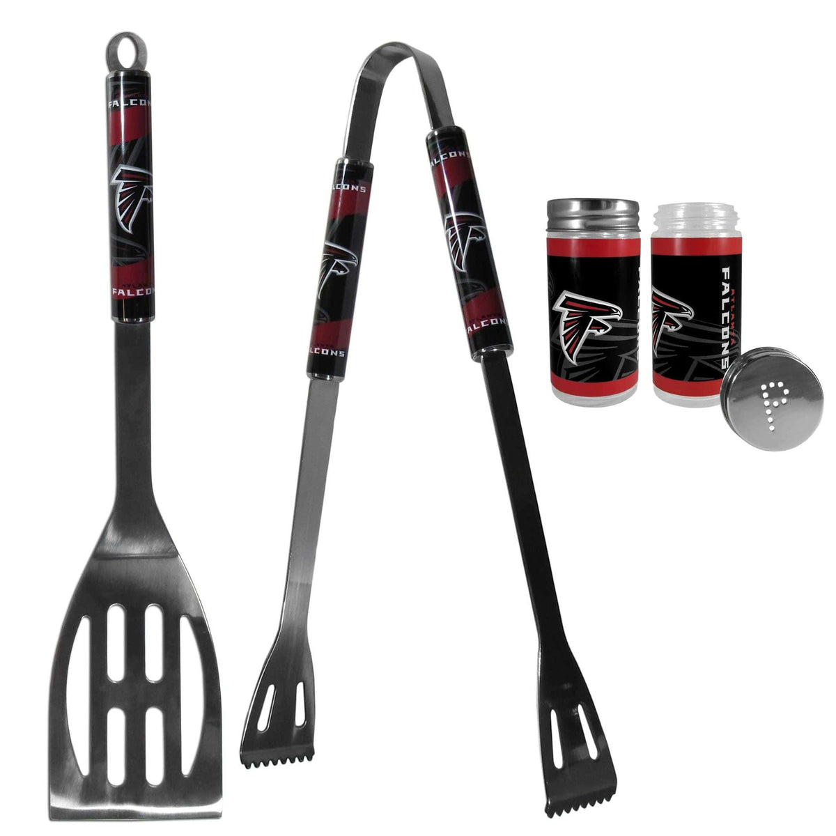 Atlanta Falcons 2pc BBQ Set with Tailgate Salt & Pepper Shakers - Siskiyou Buckle