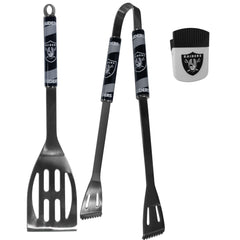 Oakland Raiders 2 pc BBQ Set and Chip Clip - Flyclothing LLC