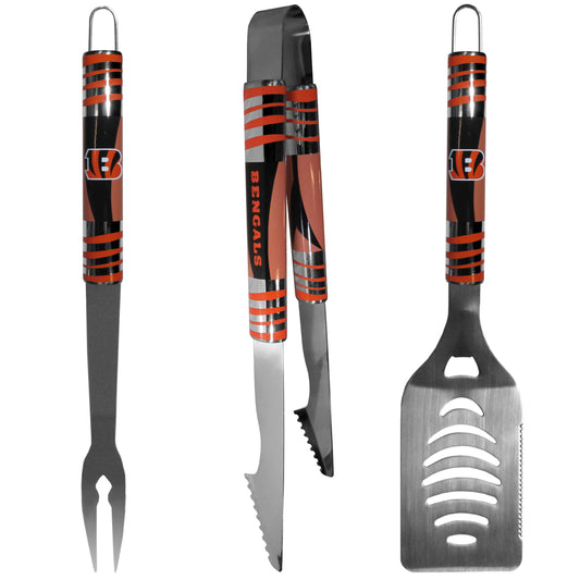 Cincinnati Bengals 3 pc Tailgater BBQ Set - Flyclothing LLC