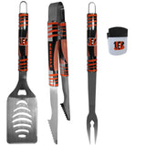 Cincinnati Bengals 3 pc BBQ Set and Chip Clip - Flyclothing LLC