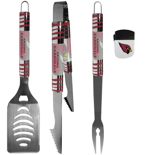 Arizona Cardinals 3 pc BBQ Set and Chip Clip - Flyclothing LLC