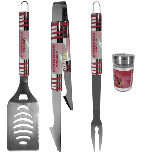 Arizona Cardinals 3 pc Tailgater BBQ Set and Season Shaker - Flyclothing LLC