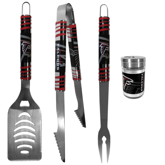 Atlanta Falcons 3 pc Tailgater BBQ Set and Season Shaker - Flyclothing LLC