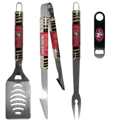 San Francisco 49ers 3 pc BBQ Set and Bottle Opener - Flyclothing LLC