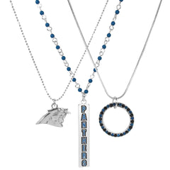 Carolina Panthers Trio Necklace Set - Siskiyou Buckle