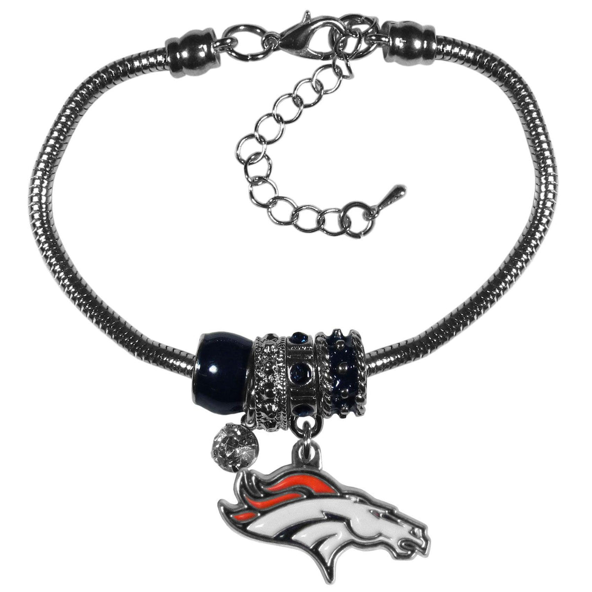 Denver Broncos Euro Bead Bracelet - Flyclothing LLC