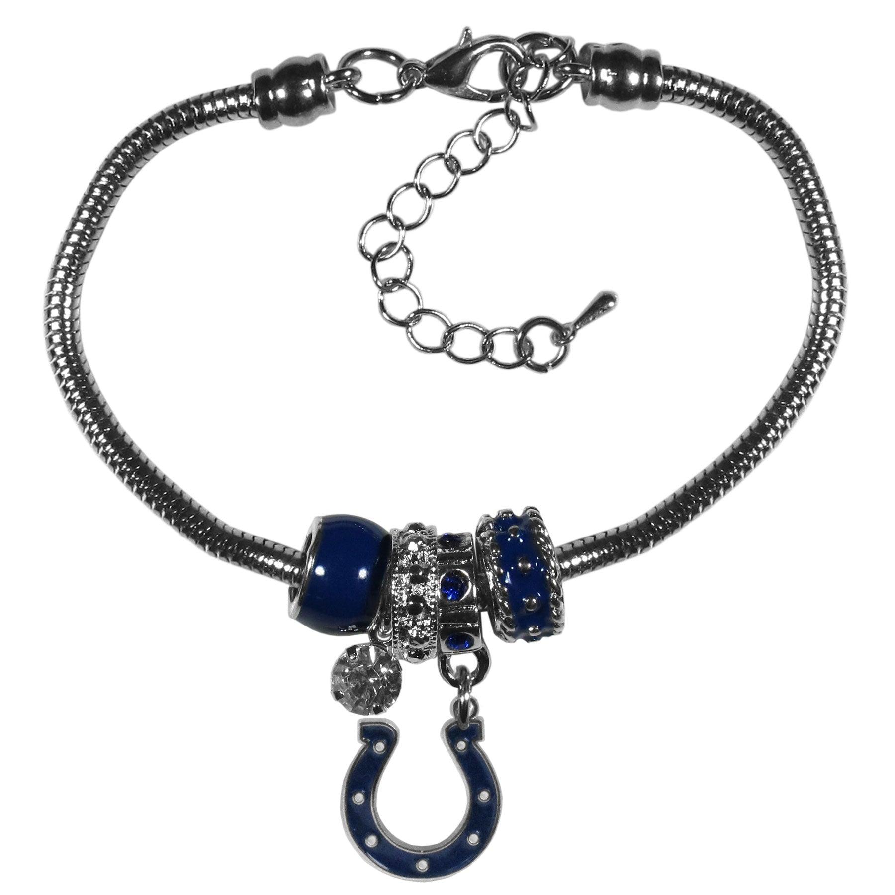 Indianapolis Colts Euro Bead Bracelet - Flyclothing LLC