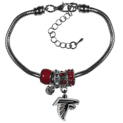 Atlanta Falcons Euro Bead Bracelet - Siskiyou Buckle