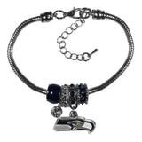 Seattle Seahawks Euro Bead Bracelet - Flyclothing LLC