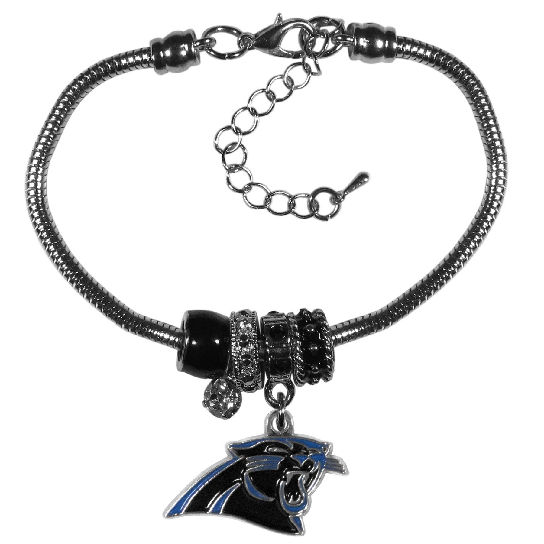 Carolina Panthers Euro Bead Bracelet - Flyclothing LLC