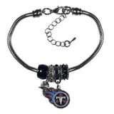 Tennessee Titans Euro Bead Bracelet - Flyclothing LLC