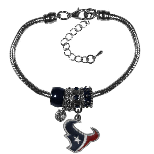 Houston Texans Euro Bead Bracelet - Siskiyou Buckle