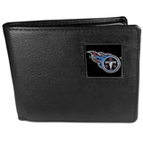 Tennessee Titans Leather Bi-fold Wallet Packaged in Gift Box - Flyclothing LLC