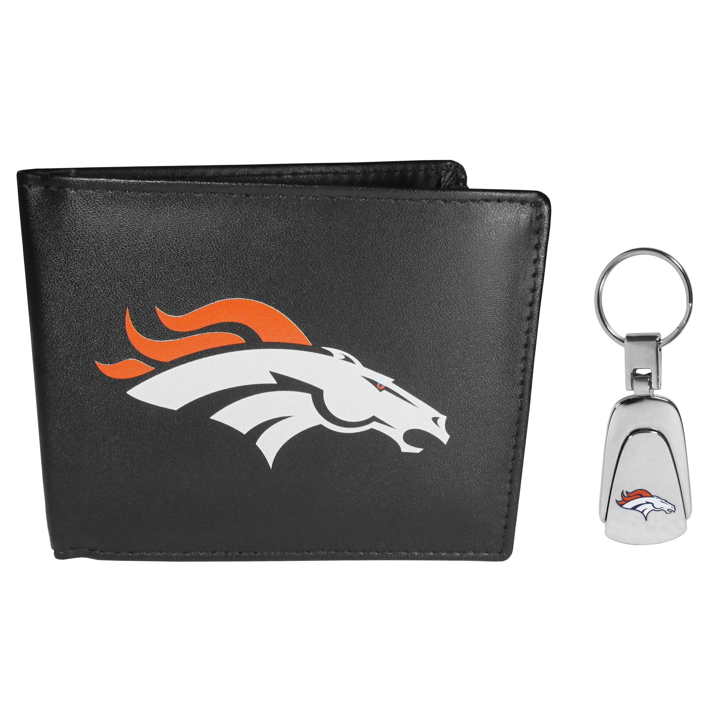 Denver Broncos Bi-fold Wallet & Steel Key Chain - Flyclothing LLC