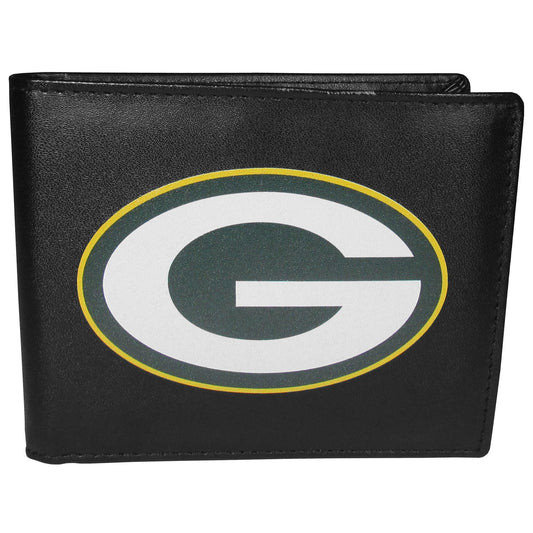 Green Bay Packers Bi-fold Wallet Large Logo - Siskiyou Buckle